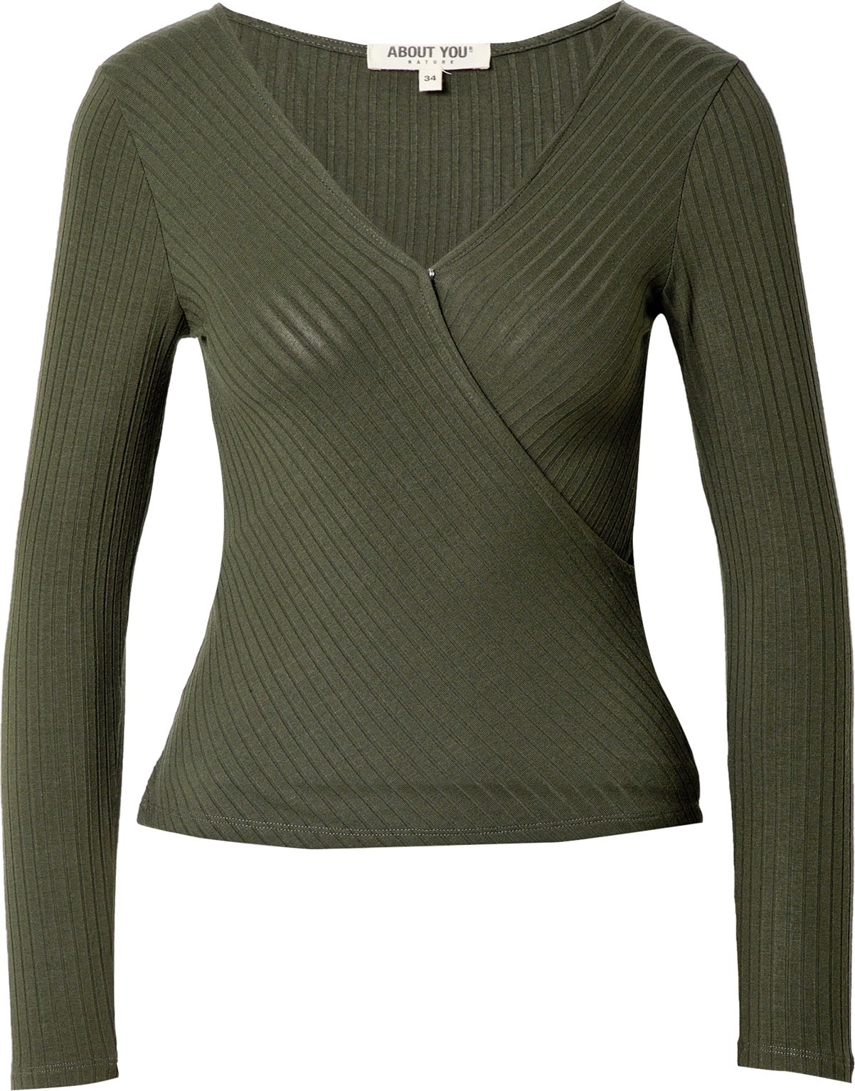 ABOUT YOU Tričko 'Kimberly Shirt' khaki