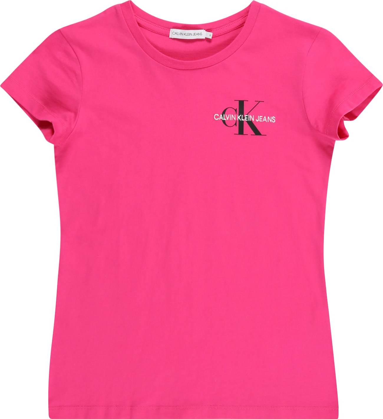 Calvin Klein Jeans Tričko pink / černá / bílá