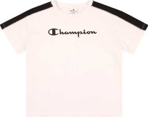 Champion Authentic Athletic Apparel Tričko bílá / černá