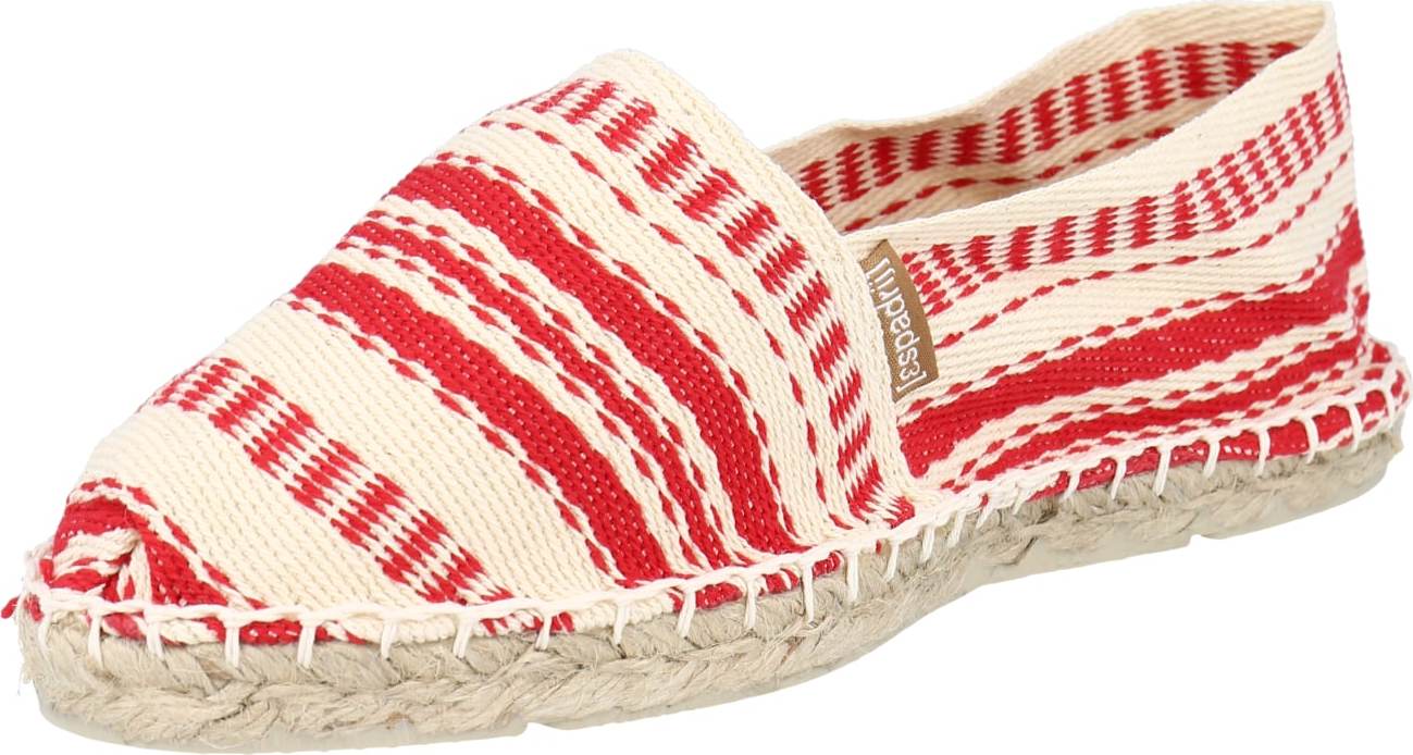 espadrij l´originale Espadrilky bílá / červená