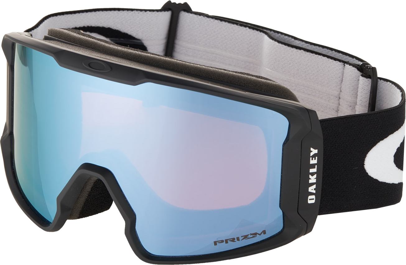 OAKLEY Sportovní brýle 'LINE MINER' černá / světlemodrá / bílá