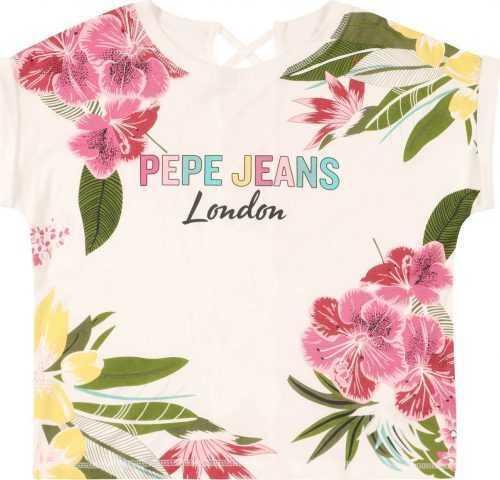 Pepe Jeans Tričko 'FIONA' přírodní bílá / pink / trávově zelená / světlemodrá / žlutá