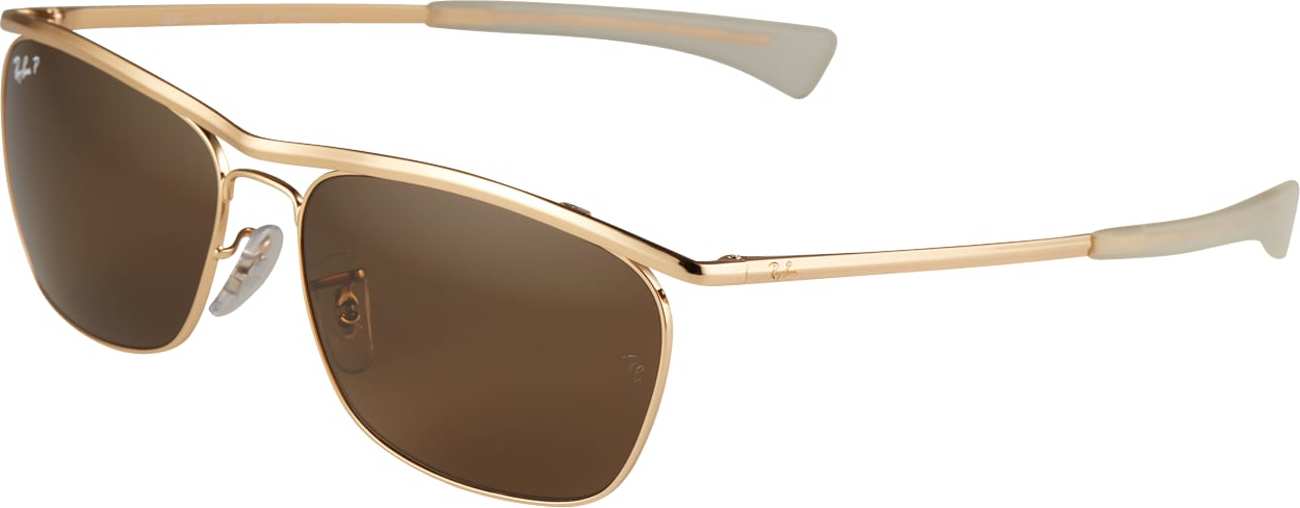 Ray-Ban Sluneční brýle 'OLYMPIAN II DELUXE' zlatá / tmavě hnědá