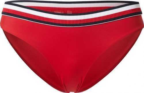 Tommy Hilfiger Underwear Spodní díl plavek červená / bílá / noční modrá