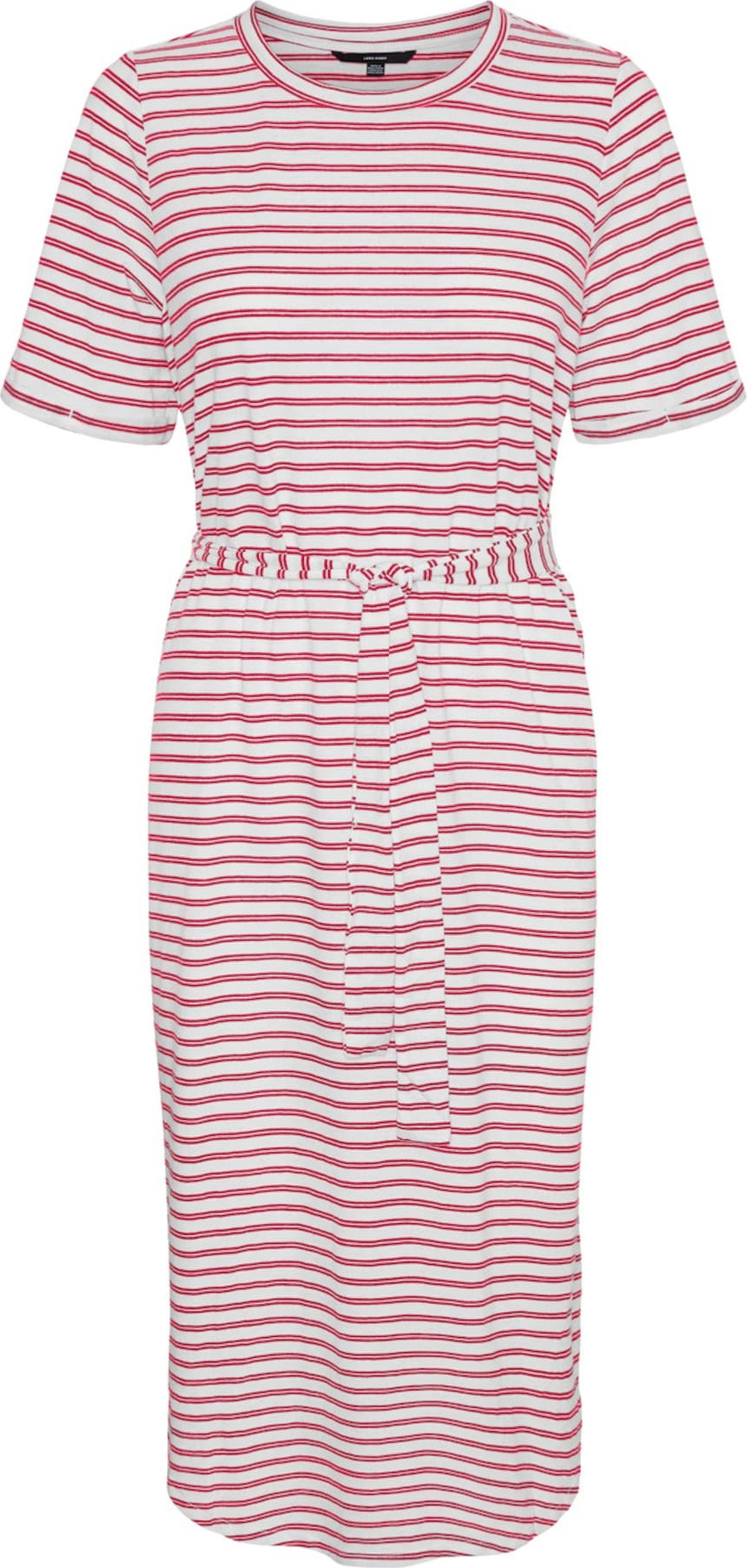 VERO MODA Šaty 'ALONA' pink / bílá