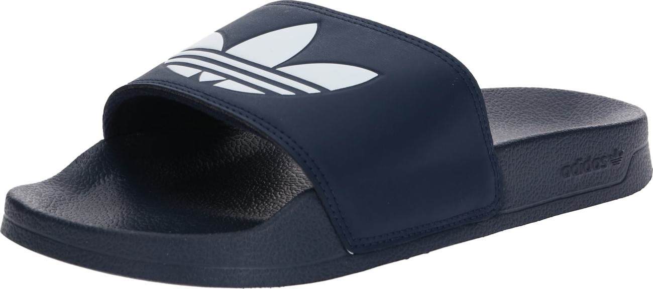 ADIDAS ORIGINALS Plážová/koupací obuv 'ADILETTE LITE' modrá / bílá