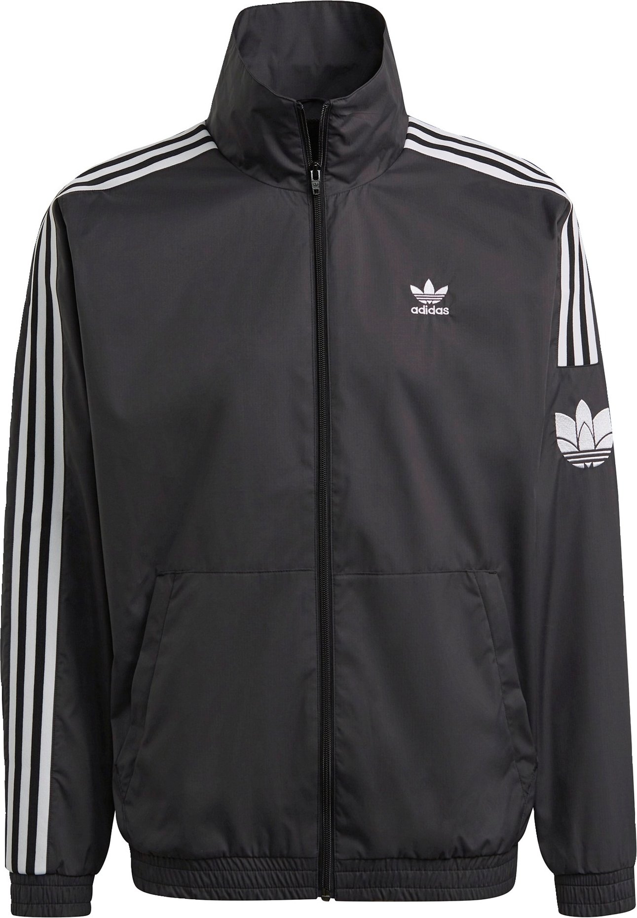 ADIDAS ORIGINALS Přechodná bunda černá / bílá