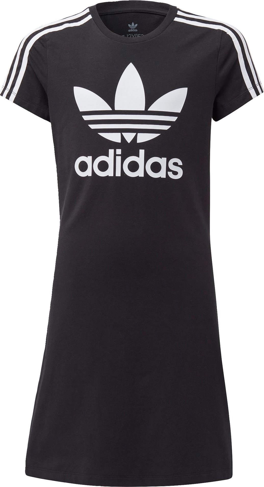 ADIDAS ORIGINALS Šaty černá / bílá