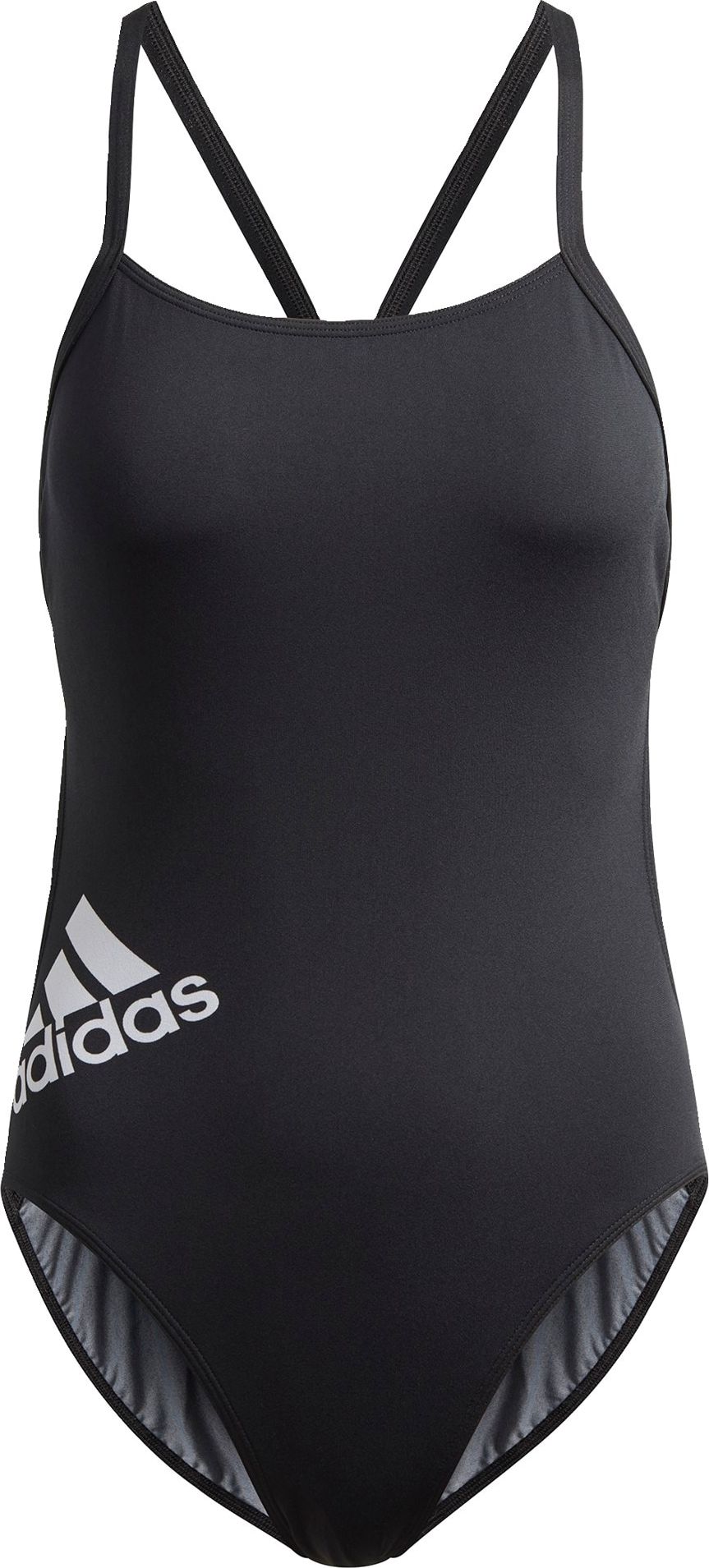 ADIDAS PERFORMANCE Sportovní plavky černá / bílá