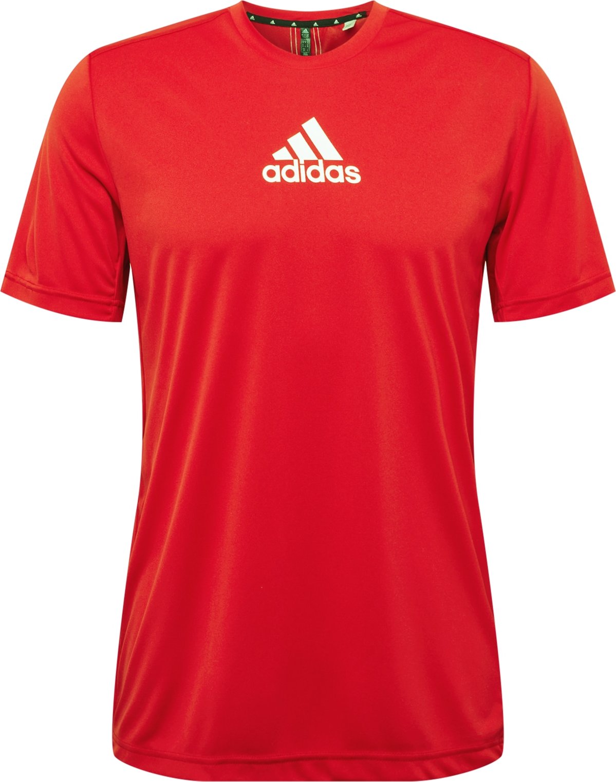 ADIDAS PERFORMANCE Funkční tričko červená / bílá