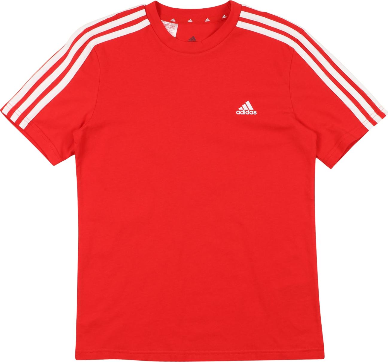 ADIDAS PERFORMANCE Funkční tričko světle červená / bílá