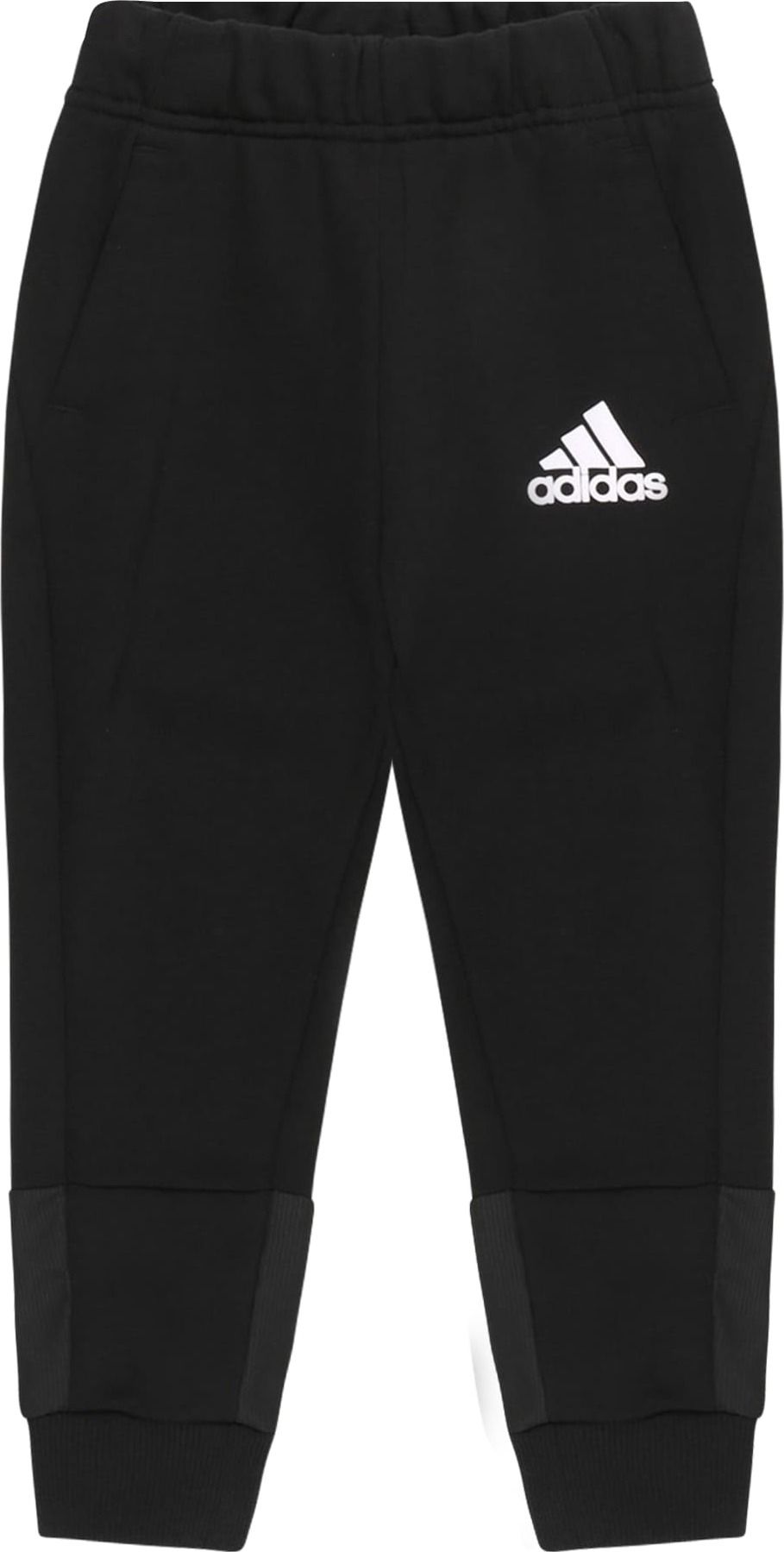 ADIDAS PERFORMANCE Sportovní kalhoty černá / bílá