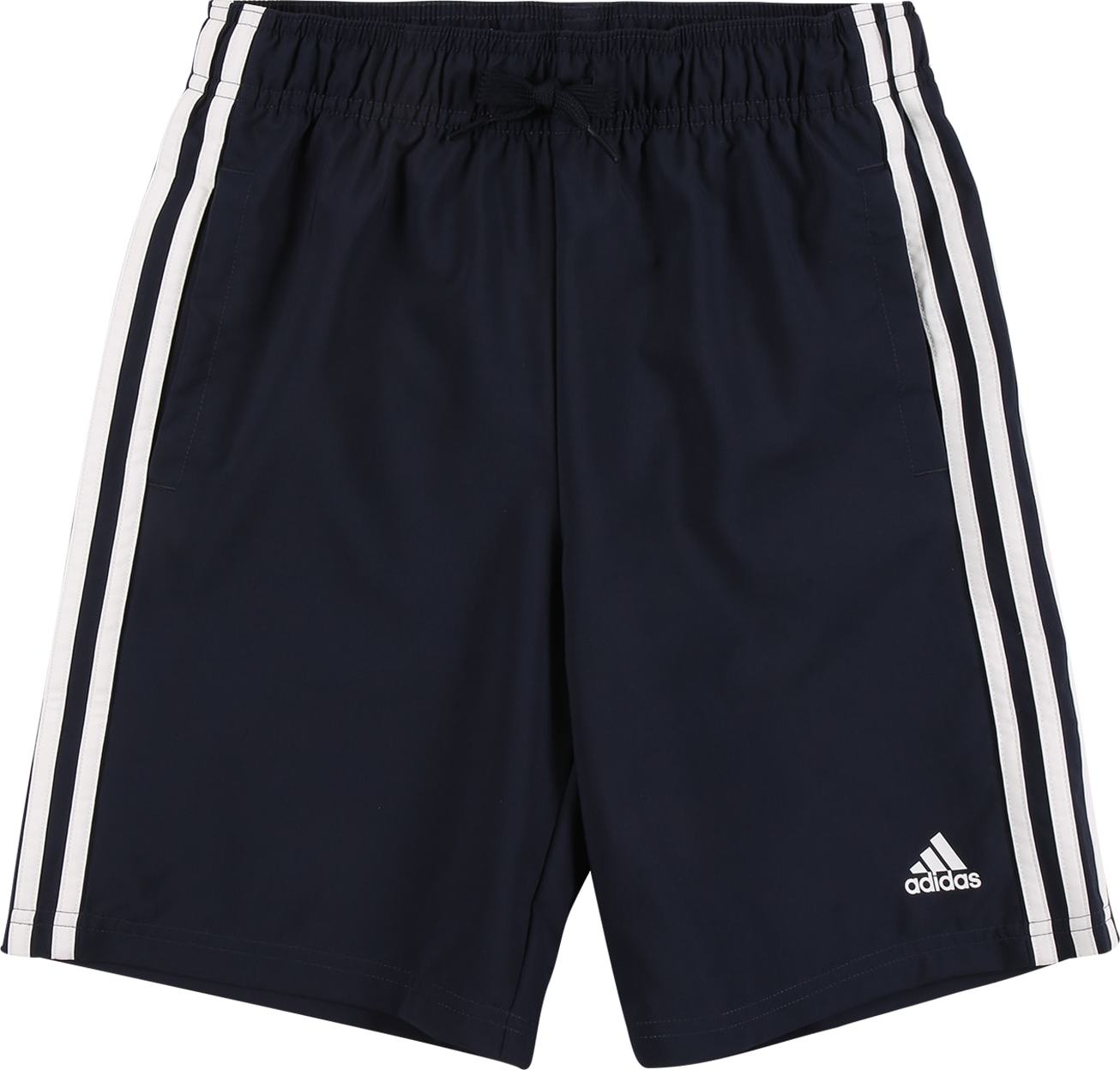 ADIDAS PERFORMANCE Sportovní kalhoty černá / bílá