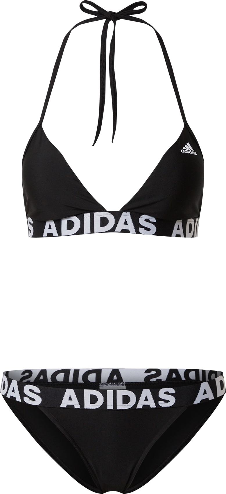 ADIDAS PERFORMANCE Sportovní bikiny bílá / černá