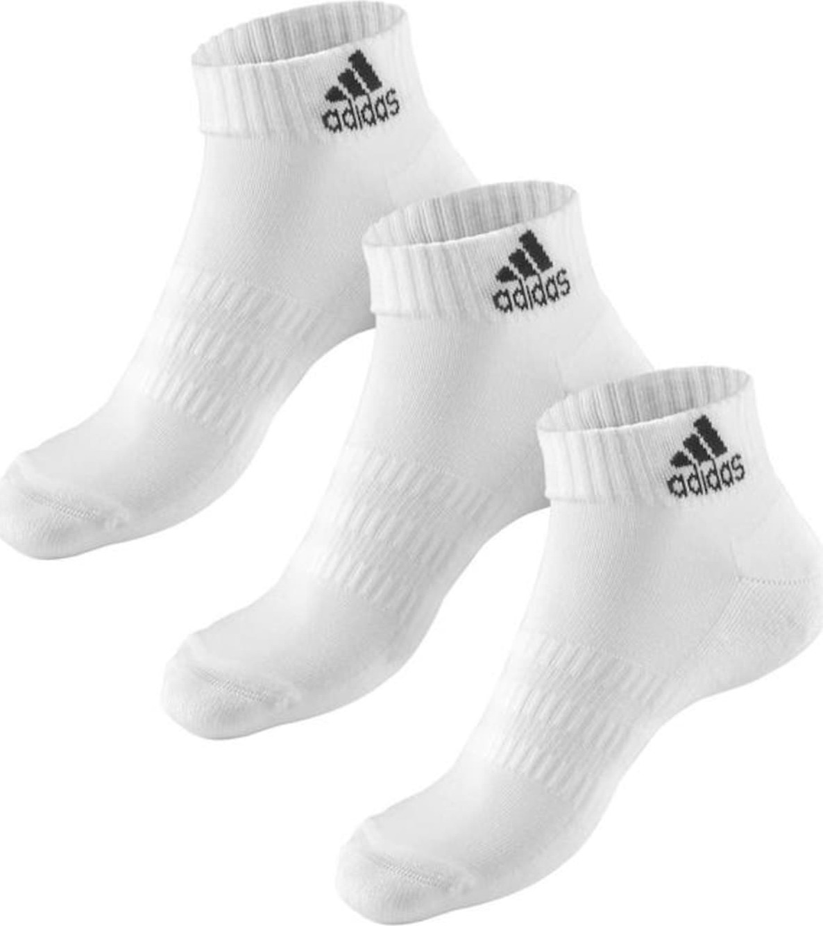 ADIDAS PERFORMANCE Sportovní ponožky černá / bílá