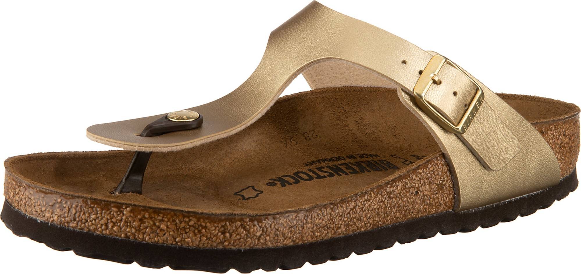 BIRKENSTOCK Žabky 'Gizeh' zlatá