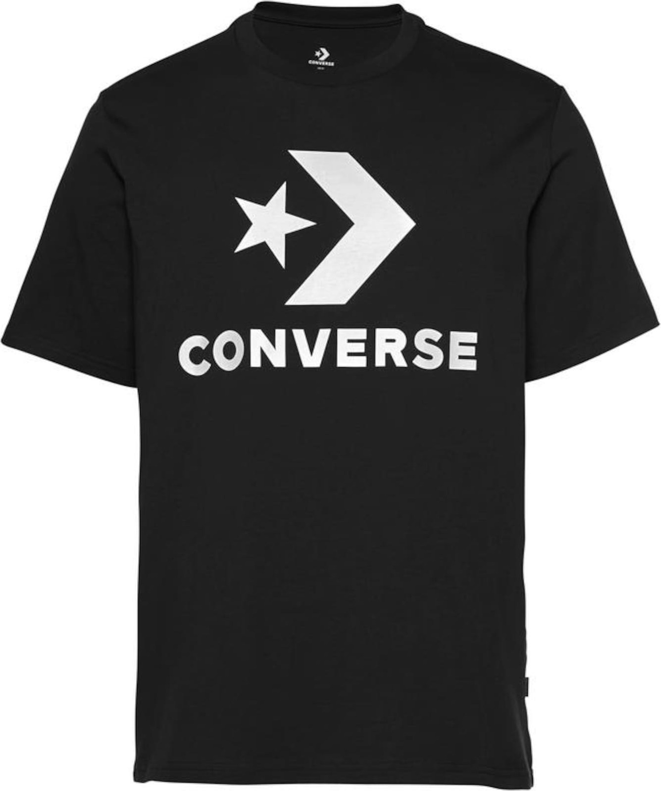 CONVERSE Tričko černá / bílá