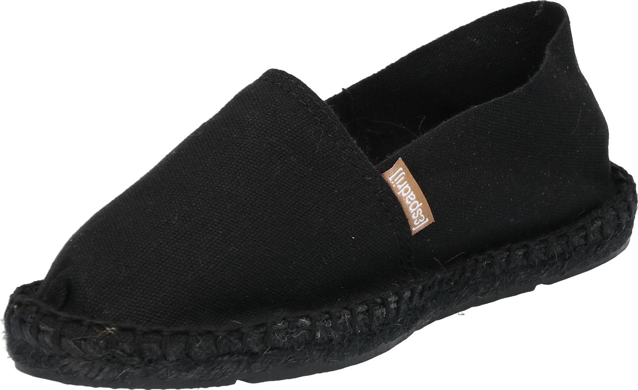 espadrij l´originale Espadrilky 'Le Noir' černá