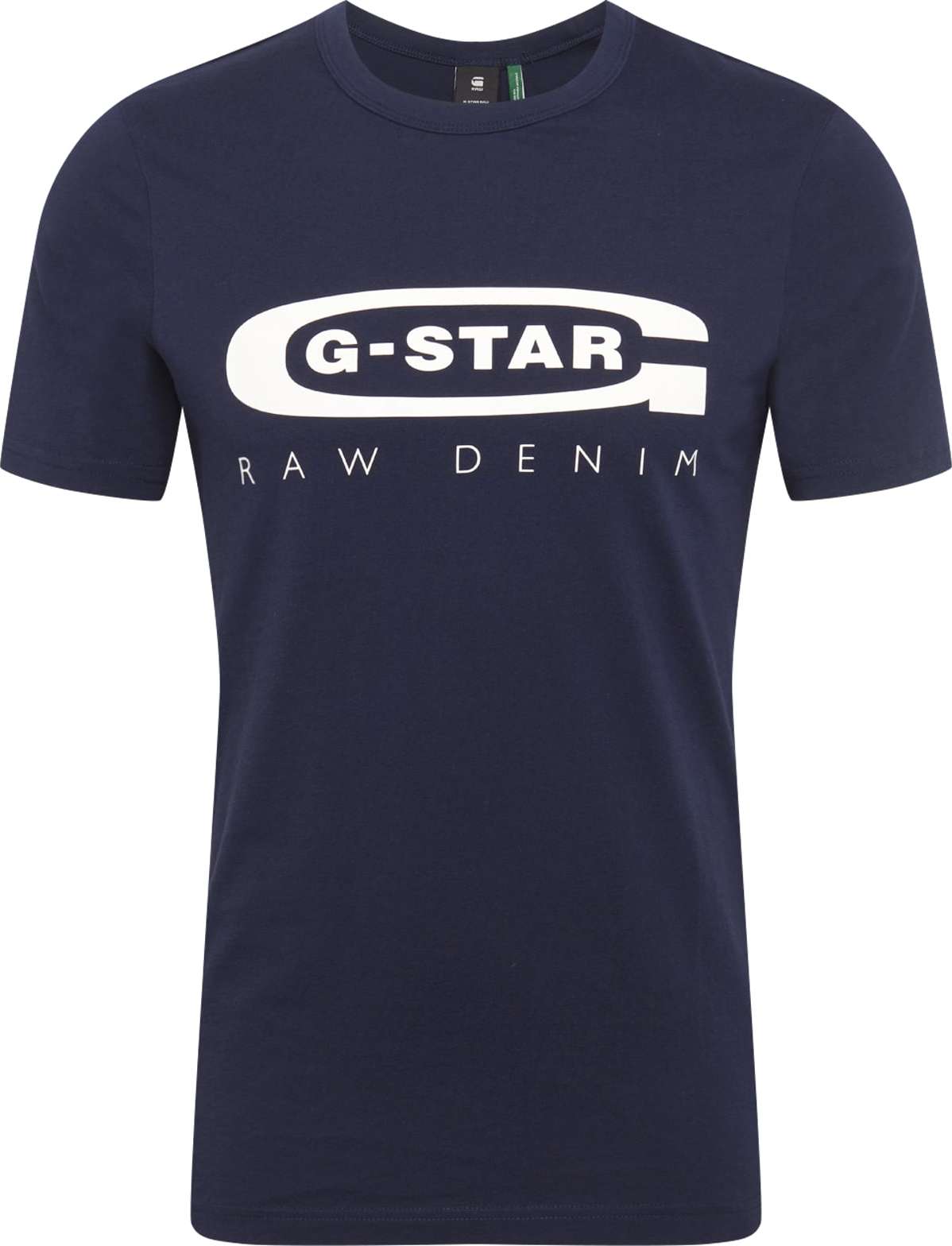 G-Star RAW Tričko 'Graphic 4' tmavě modrá / bílá