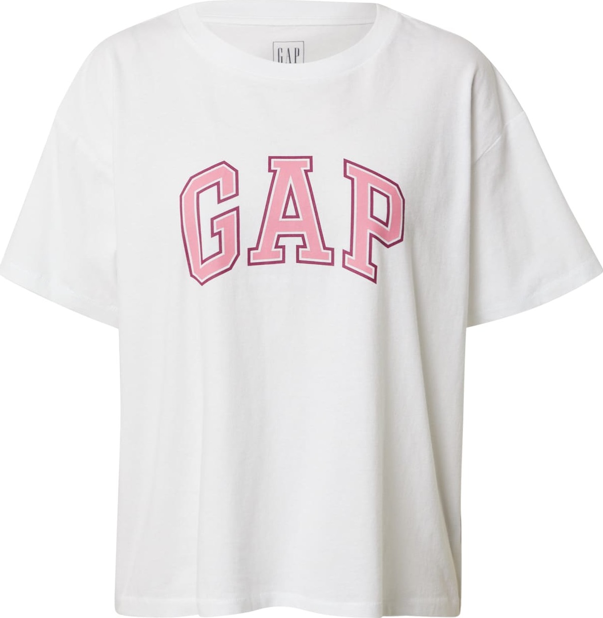 GAP Tričko bílá / pink