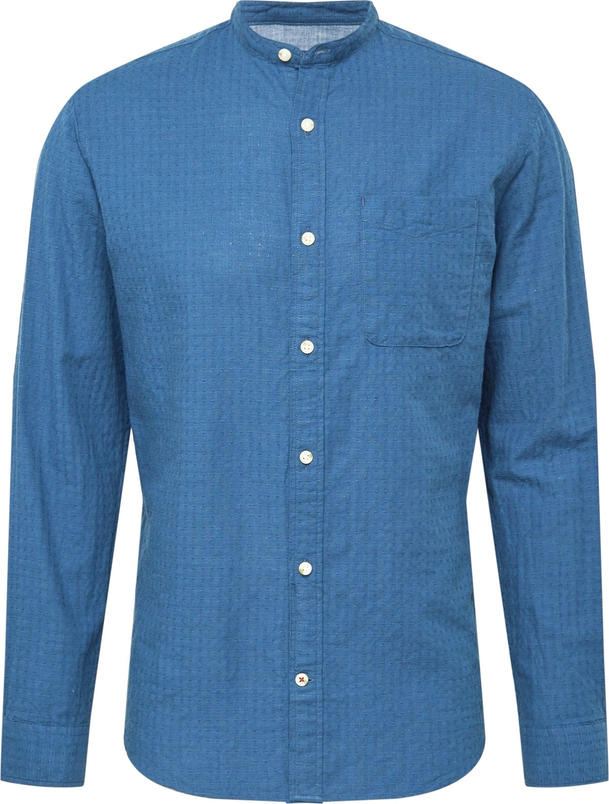 JACK & JONES Košile 'JPRBLUSUMMER CHESTER BAND SHIRT L/S' nebeská modř