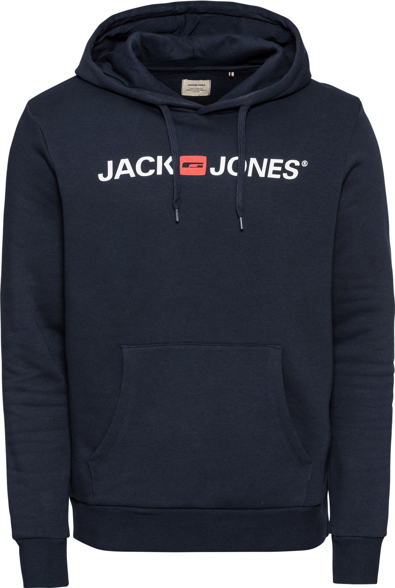 JACK & JONES Mikina námořnická modř / bílá / červená