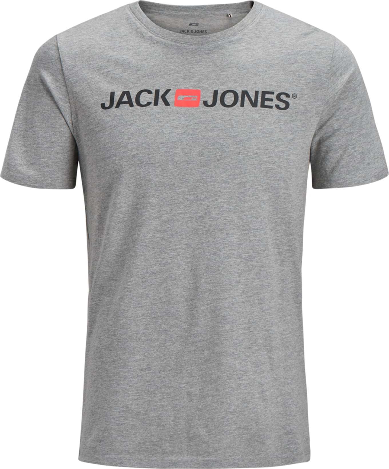 JACK & JONES Tričko 'JJECORP' světle šedá