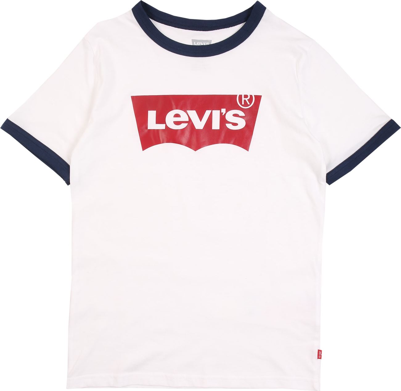 LEVI'S Tričko bílá / červená / tmavě modrá