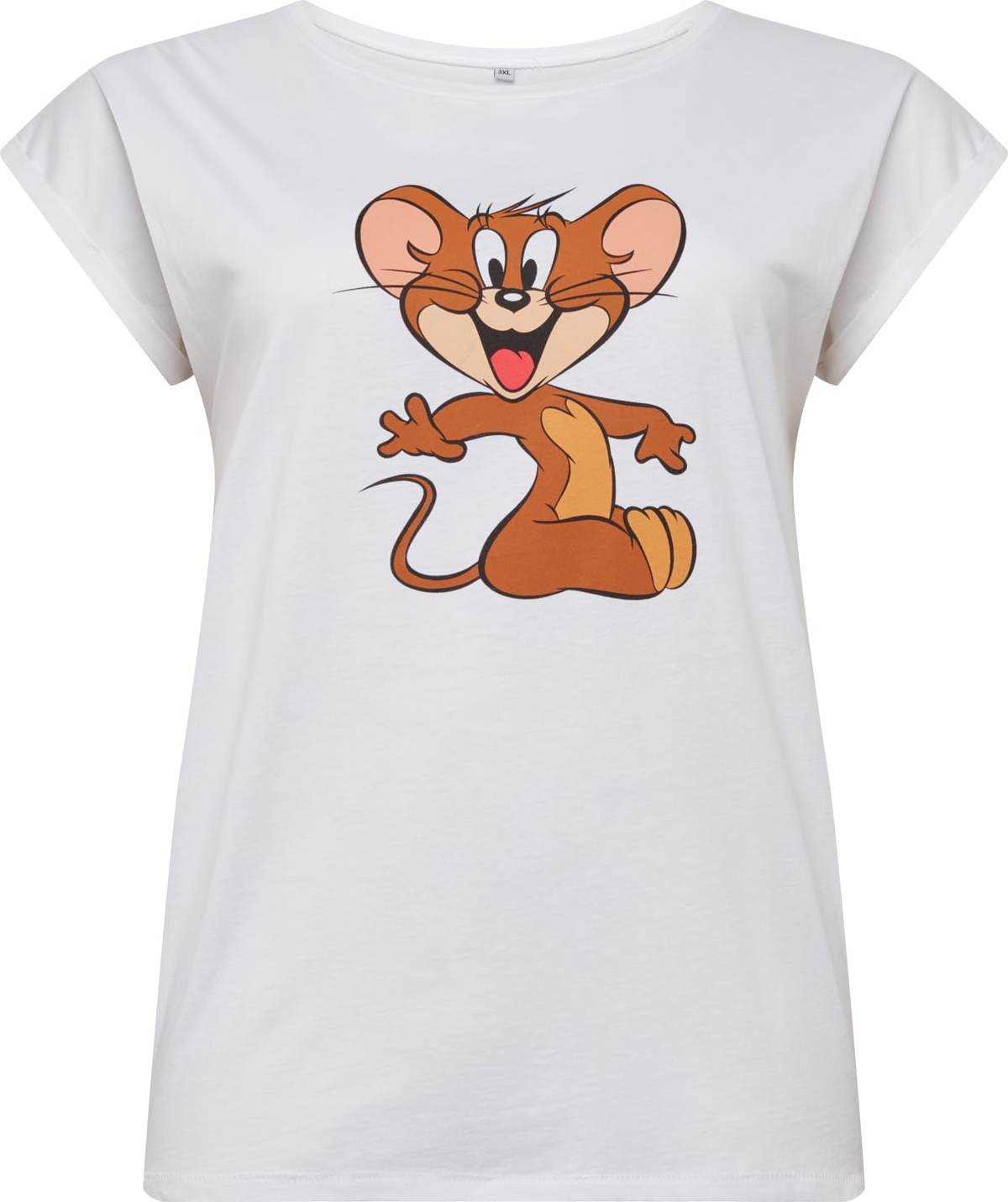 Mister Tee Tričko 'Tom & Jerry Mouse' bílá