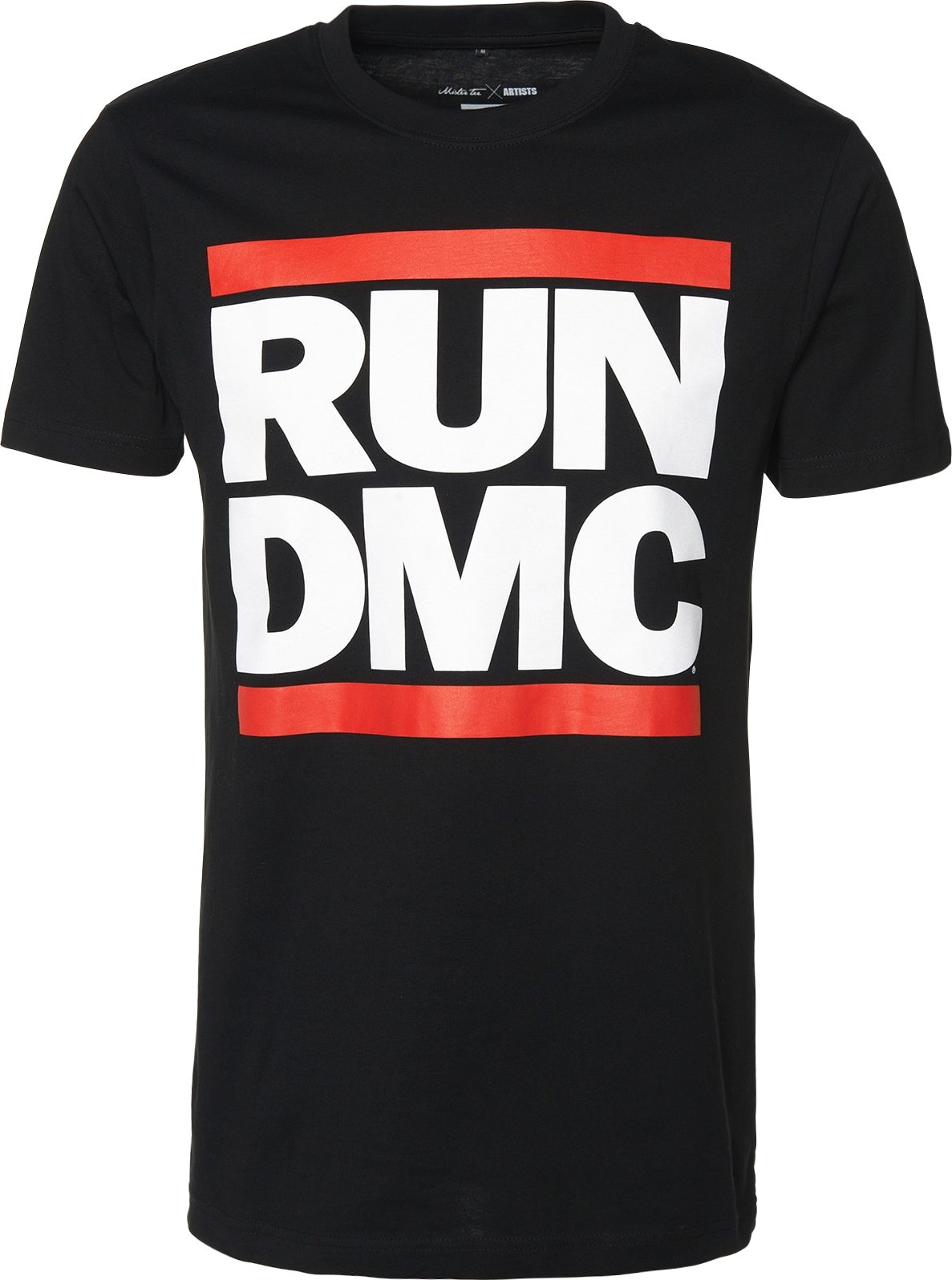 Mister Tee Tričko 'Run DMC' bílá / červená / černá