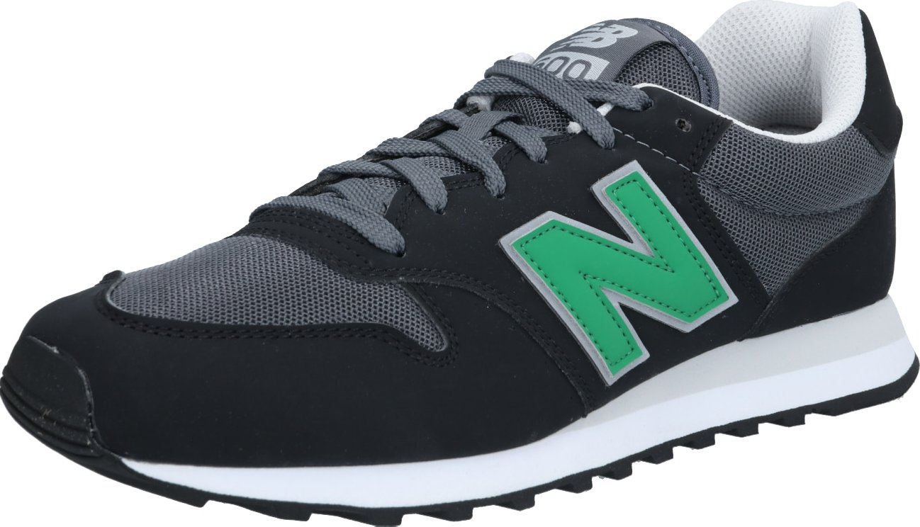 new balance Tenisky zelená / černá / tmavě šedá