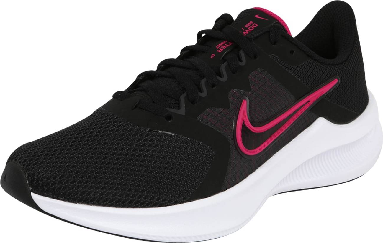 NIKE Sportovní boty 'DOWNSHIFTER 11' černá / pink