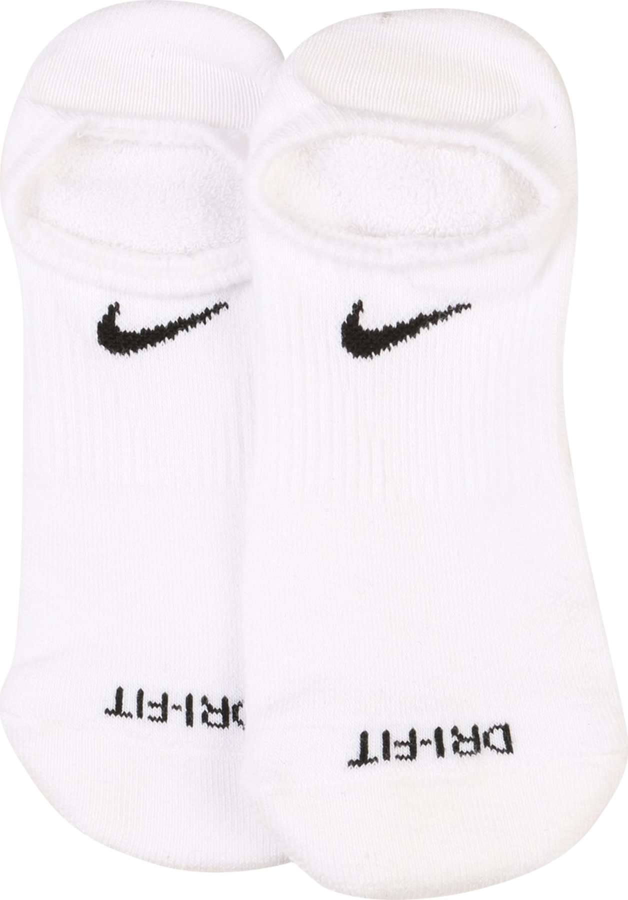 NIKE Sportovní ponožky černá / offwhite