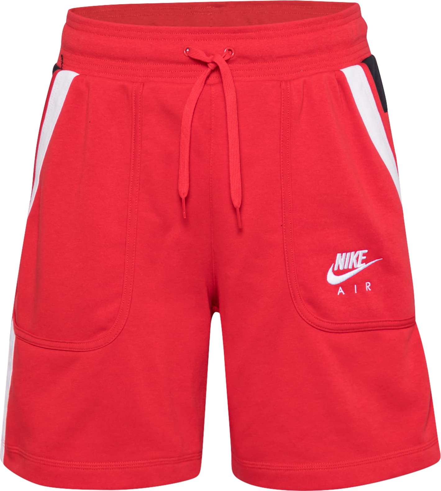 Nike Sportswear Kalhoty červená / bílá / černá