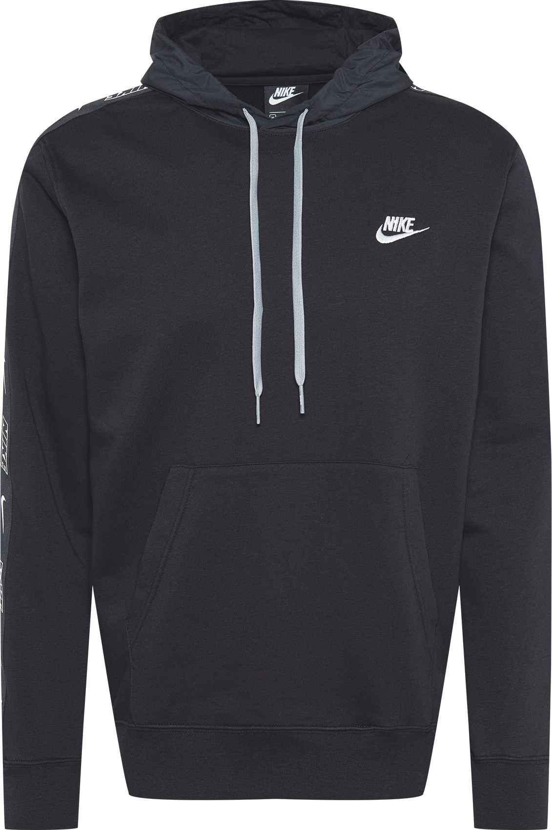 Nike Sportswear Mikina černá / bílá