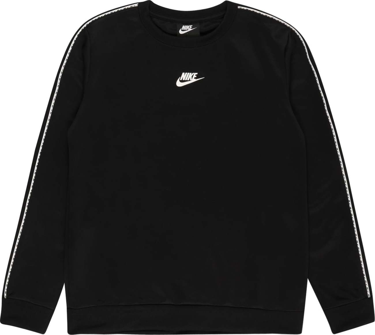 Nike Sportswear Mikina černá / bílá