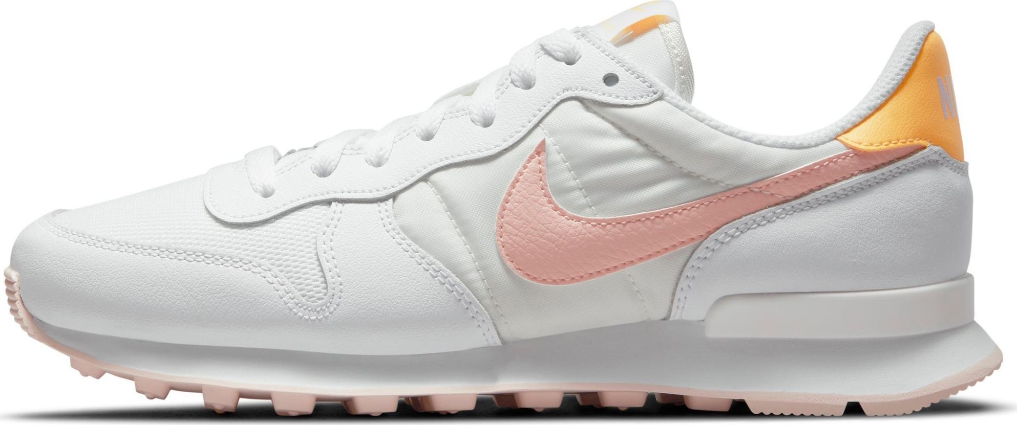 Nike Sportswear Tenisky 'Internationalist' bílá / pastelově oranžová / oranžová