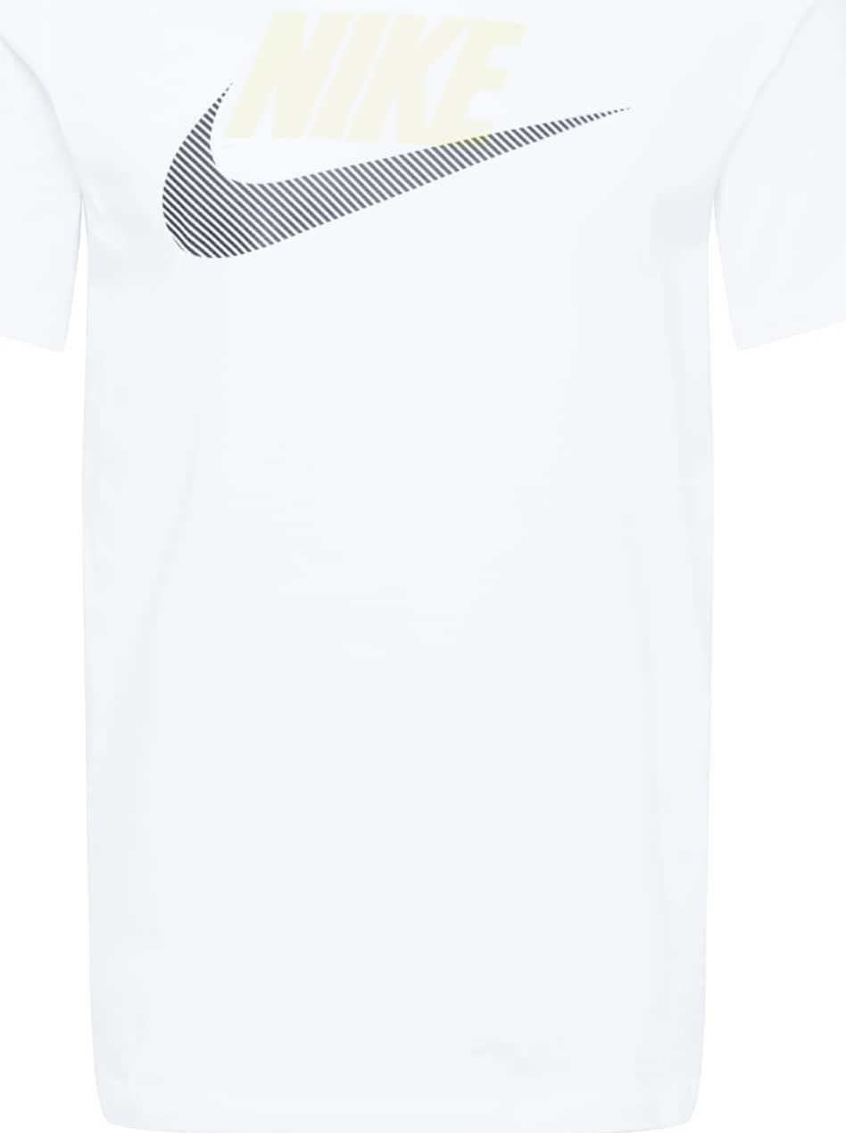 Nike Sportswear Tričko bílá / béžová / šedá