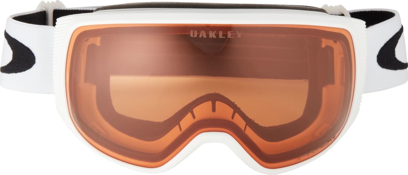 OAKLEY Sportbrille 'Flight Tracker' bílá / tmavě oranžová