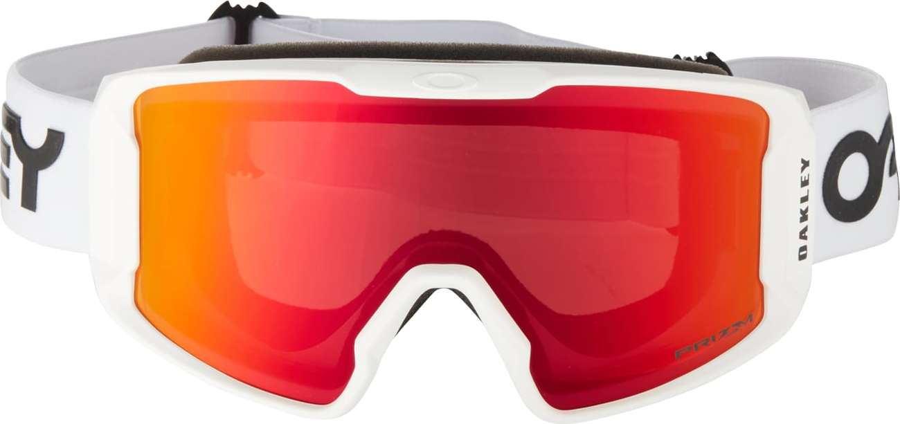 OAKLEY Sportbrille 'Line Miner M' červená / bílá