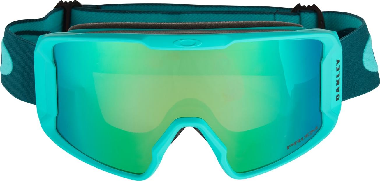 OAKLEY Sportbrille 'Line Miner' petrolejová / tyrkysová