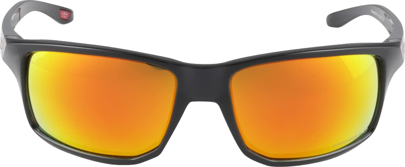 OAKLEY Sportovní sluneční brýle 'GIBSTON' černá / oranžově červená