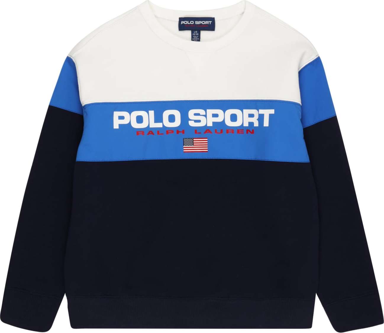 Polo Ralph Lauren Mikina královská modrá / bílá / námořnická modř