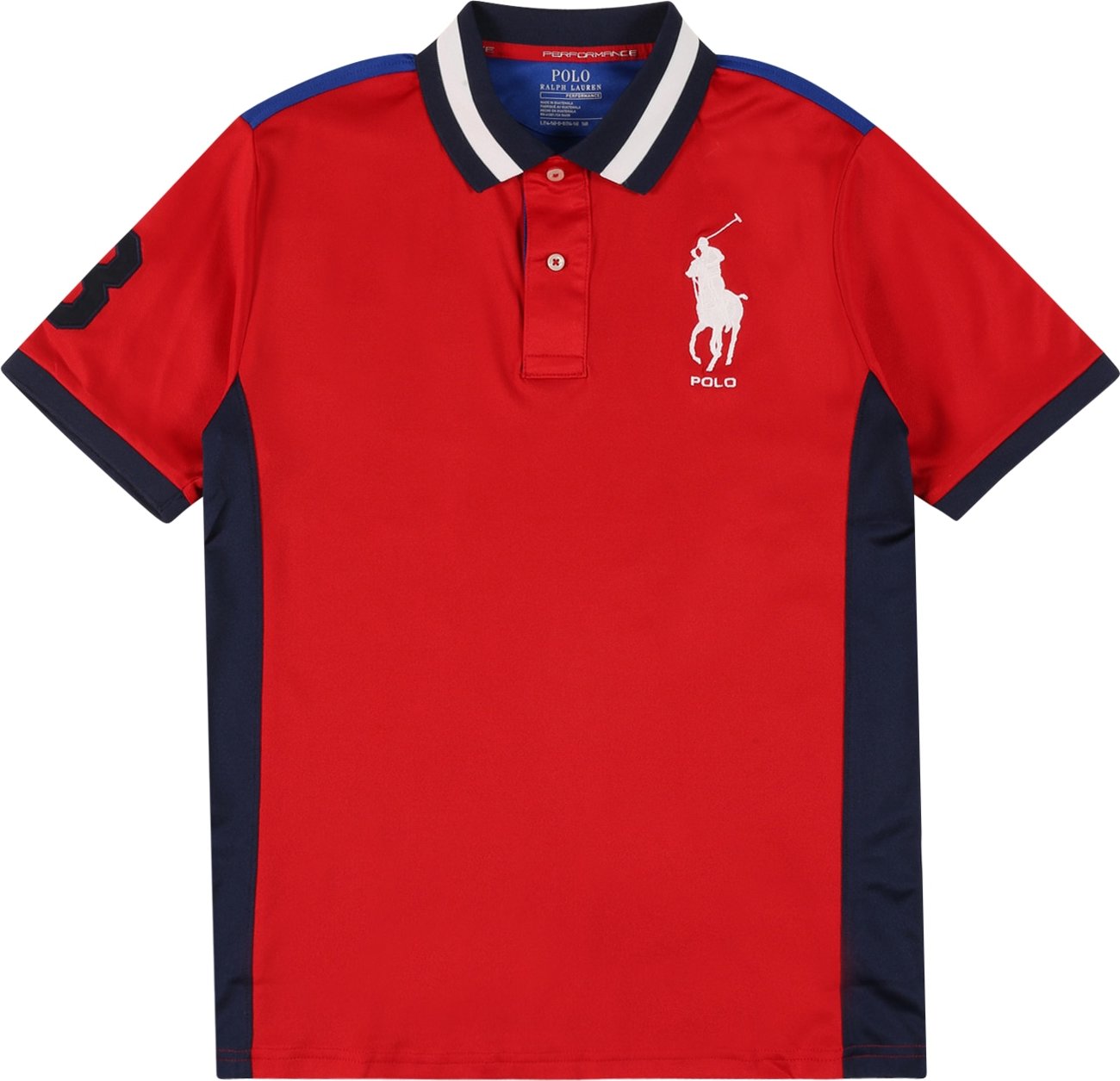 Polo Ralph Lauren Tričko červená / modrá / tmavě modrá