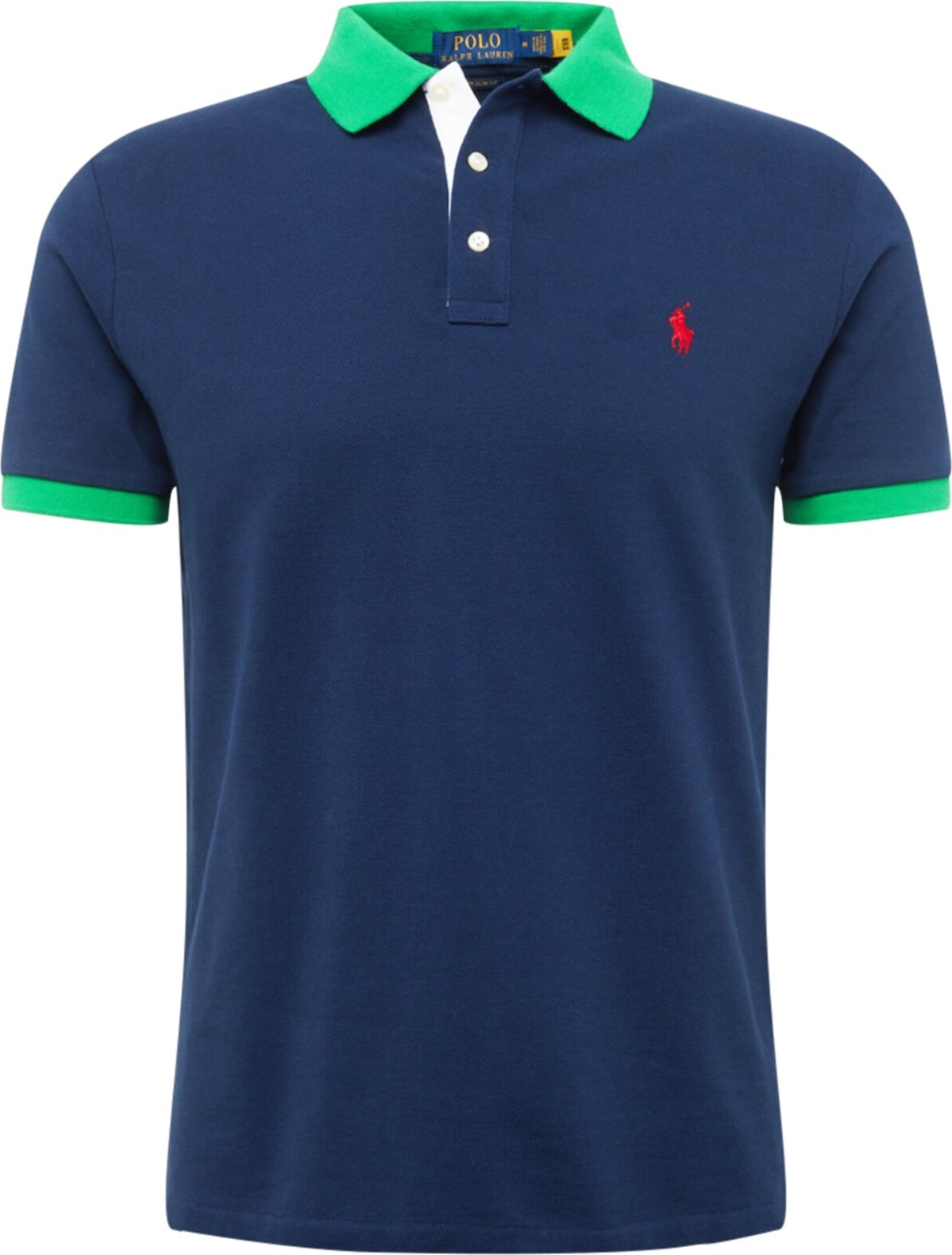 Polo Ralph Lauren Tričko tmavě modrá / trávově zelená