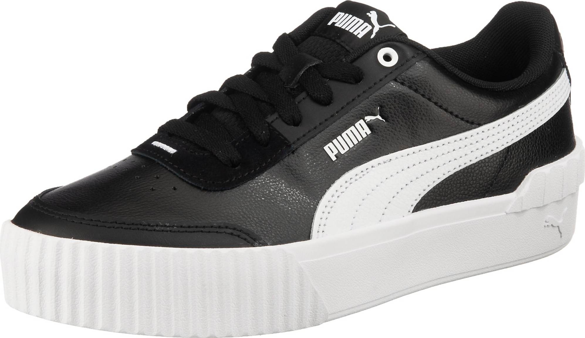 PUMA Tenisky 'Carina' černá / bílá