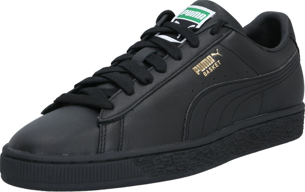 PUMA Tenisky 'Basket Classic XXI' černá / zlatá