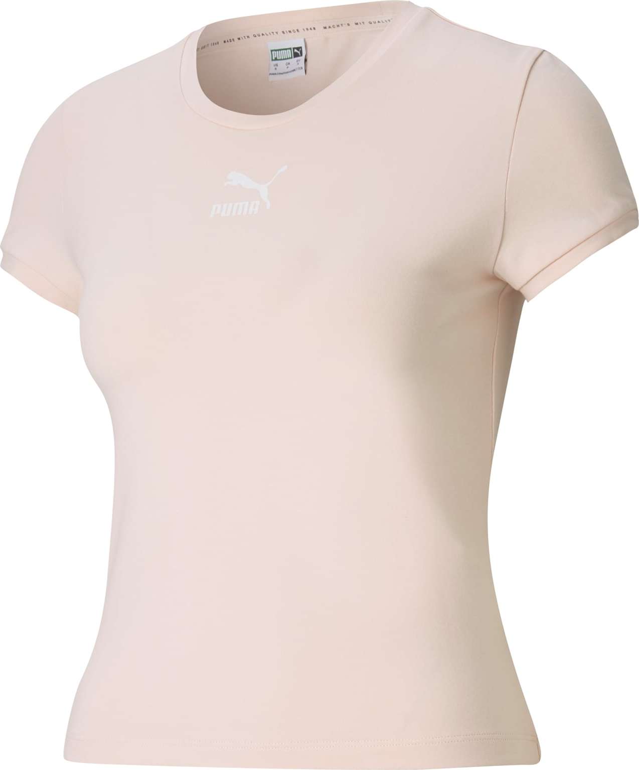 PUMA Tričko 'Classics Fitted Tee' růžová