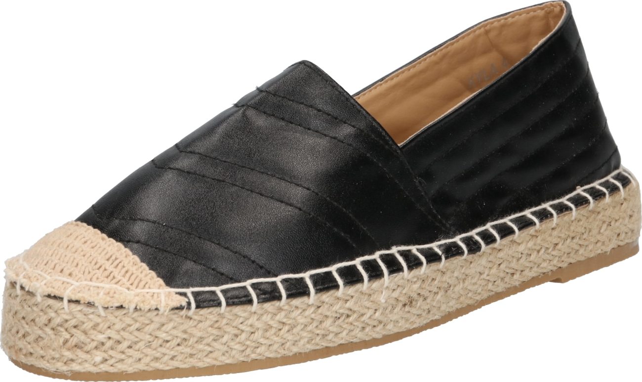 Raid Espadrilky 'KYLA' černá / béžová