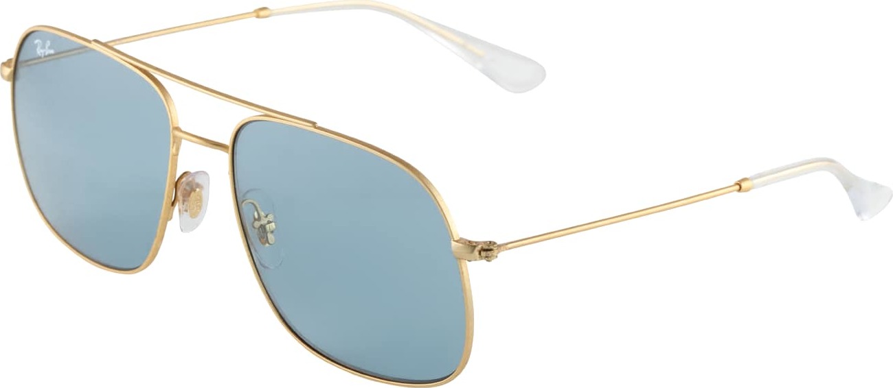 Ray-Ban Sluneční brýle 'ANDREA' světlemodrá / zlatá